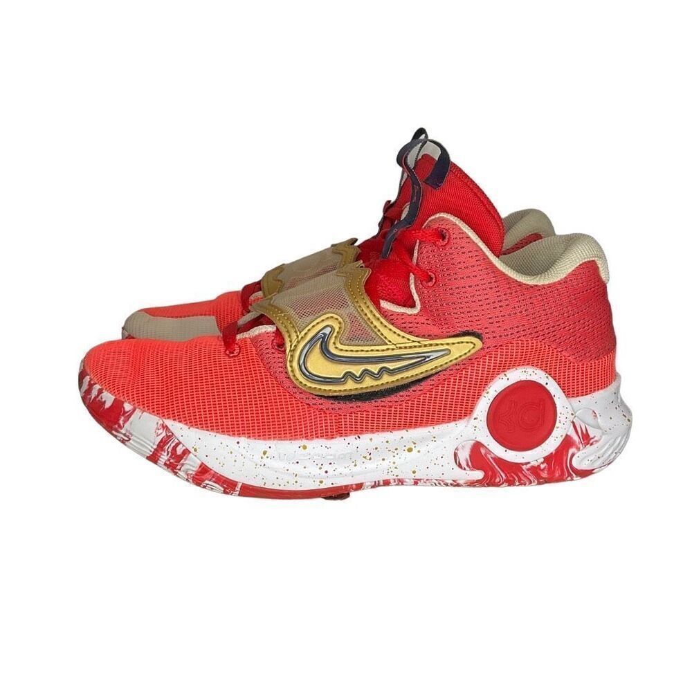 Nike KD Trey 5 X Shoes DD9538 600 University Red/Metallic Gold Men’s 11